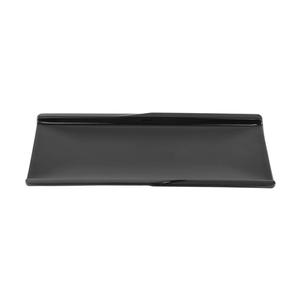 GET Black Elegance Melamine 9.5in x 4.25in Rectangular Plate-1dz - 140-1-BK 
