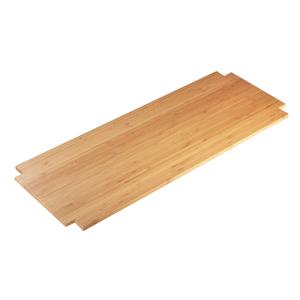 Cal-Mil 1435-1232-60 Bamboo 32in x 12in Rectangular Display Shelf - 3 Each 