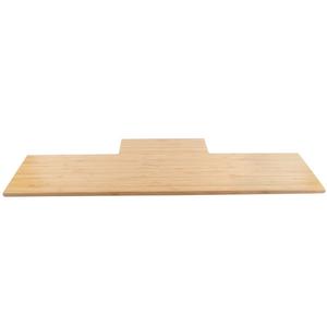 Cal-Mil 1449-60 Bamboo 32in x 11.5in x 0.5"H Display Riser Shelf - 3 Each 