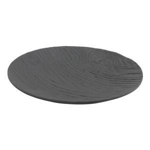 GET Sustain Smoke Melamine 11.25in dia. Coupe Plate - 1dz - 15003217023 