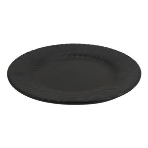 GET Sustain Black Melamine 12.5" dia. Plate - 6 Each - 15003218001