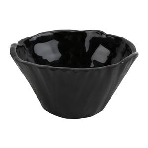 GET Sustain Black Melamine 40 oz. 7.25" dia. Trunk Bowl - 6 Each - 15003346001