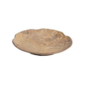 GET Transform Wood Grain Melamine 12.1" dia. Plate - 6 Each - 15004112036