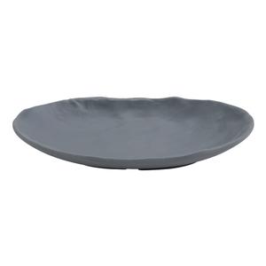 GET Endure Weathered Onyx Melamine 9.1in x 5.5in Plate - 2dz - 15005081005 