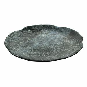 GET Endure Weathered Pewter Melamine 10" dia. Plate - 1 Doz - 15005111007
