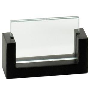 Cal-Mil 1510-32-96 Midnight Bamboo 3.5" x 2"H U-Frame Card Holder - 6 Each