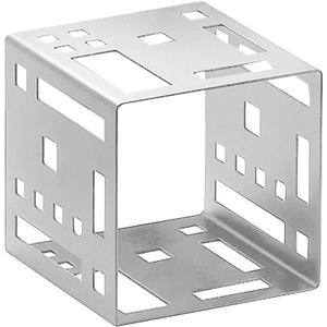 Cal-Mil 1607-7-55 Squared 7" x 7" Stainless Steel Cube Riser