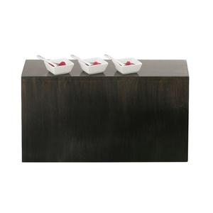 Cal-Mil 166-11-96 Midnight Bamboo 20in x 7in x 11"H Rectangular Display Riser 