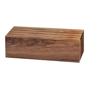 Cal-Mil 166-7-78 Mid-Century 20" x 7" x 7"H Walnut Display Riser