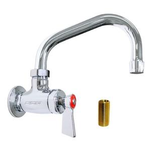 Fisher 18050 Single Wall Control Valve w/ 16" Swing Spout & Lever Handle