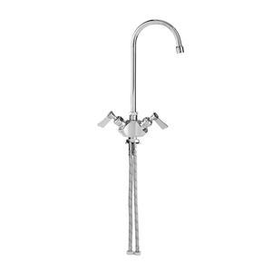 Fisher 18720 Deck Mount Single w/ 6"Swivel Gooseneck Spout & Lever Handle