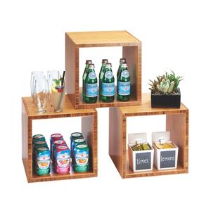 Cal-Mil 1929-12-60 Bamboo 12in x 12in Library Cube Riser 