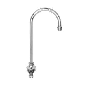 Fisher 1929 Deck Mount Base Brass 6" Swivel Gooseneck Spout