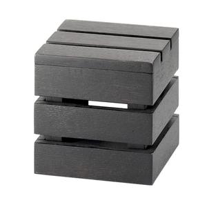 Cal-Mil 1944-6-96 Midnight Bamboo 6in x 6in x 6"H Square Crate Riser 