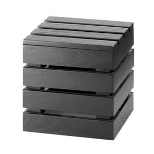 Cal-Mil 1944-9-96 Midnight Bamboo 9in x 9in x 9"H Square Crate Riser 