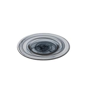 Mikasa Hospitality 1975-43 Ardacam Black Glass 8.3in Dia. Plate - 2dz 