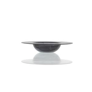 Mikasa Hospitality 1983-43 Ardacam Black Glass 16.9oz Plate - 9 Each 