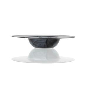 Mikasa Hospitality 1984-43 Ardacam Black Glass 25oz Plate - 4 Each 