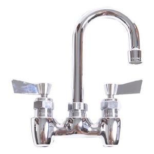 Fisher 19960 4" Backslash Center w/ 2.2 GPM 6" Swivel Gooseneck Spout