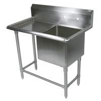 John Boos 1 Compartment 24in x 24in Stainless Steel Pro-Bowl Sink - 1PB244-1D30L 