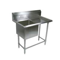 John Boos 1 Compartment 24in x 24in Stainless Steel Pro-Bowl Sink - 1PB244-1D30R 