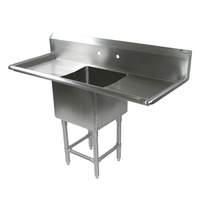 John Boos 1 Compartment 24in x 24in Stainless Steel Pro-Bowl Sink - 1PB244-2D30 