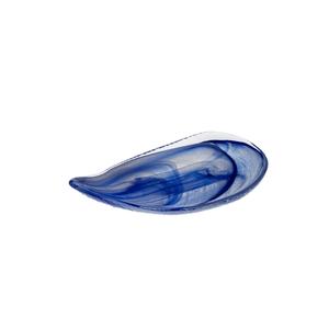 Mikasa Hospitality 2024-64 Ardacam Blue & White Glass 12.9in x 7.1in Plate - 9 Each 