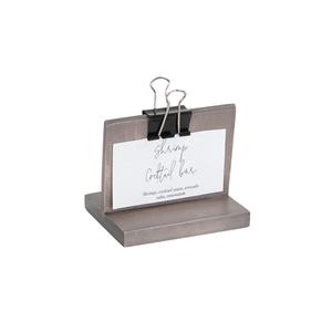 Cal-Mil 2036-32-110 Aspen 2" x 4" Signholder Clip - 6 Each