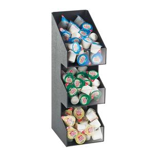 Cal-Mil 2053 Classic 5.25inx 6.75"Clear Acrylic 3-Tier Condiment Organizer 