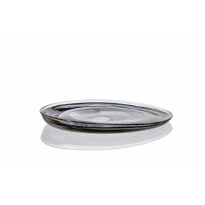 Mikasa Hospitality 2086-43 Ardacam Black Glass 10.8in Plate - 18 Each 