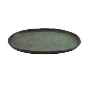 GET Cheforward Spruce Melamine 12" x 7.8" Plate- 1 Doz - 21142-SP