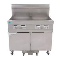 Frymaster Oil Conserving Gas Fryer Battery with Built-in Filtration - 31814GF 
