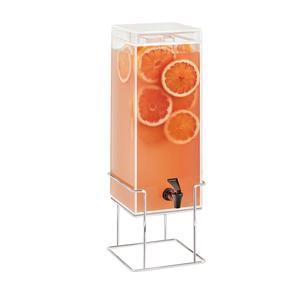 Cal-Mil 22002-3-46 Mid-Century 8.25in x 9.75in 3gl Square Beverage Dispenser 