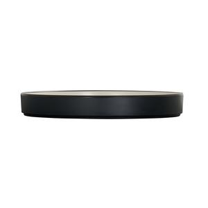 Cal-Mil 22017-12-13103 Hudson 12" Dia. x 1.5"H Two-Tone Melamine Plate - 6 Each
