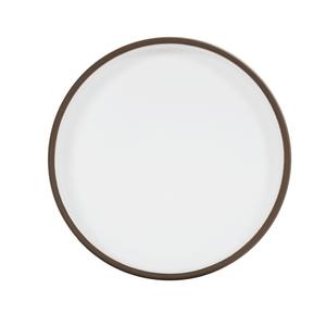 Cal-Mil 22017-6-89 Hudson 6in Dia. x 1.5"H Ivory Melamine Plate - 6 Each 