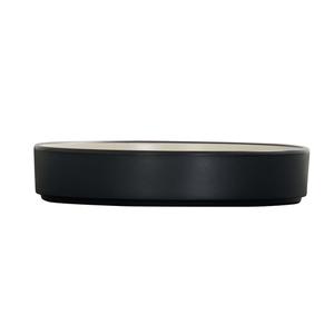 Cal-Mil 22017-8-13103 Hudson 8.25in Dia. x 1.5"H Two-Tone Melamine Plate - 6 Each 