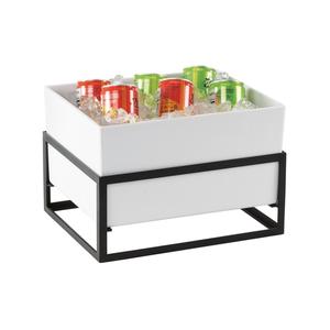 Cal-Mil 22020-10-13 Monterey 12.25in x 9.5in Iron Rectangular Ice Display Housing 