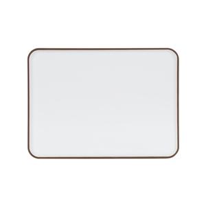 Cal-Mil 22025-13-89 Hudson 13" x 9.5" Ivory Melamine Platter - 6 Each