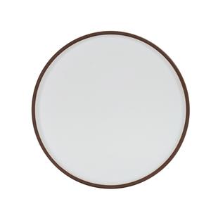 Cal-Mil 22026-8-89 Hudson 8.25in Dia. Ivory Melamine Low Rim Plate - 6 Each 