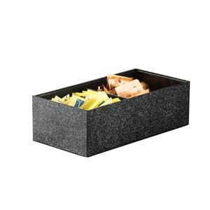 Cal-Mil 22034-1019-13 Classic 18.75" x 9.75" Black Box Holder Base
