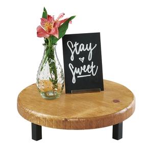 Cal-Mil 22050-3-99 Madera 12in Dia. x 3"H Rustic Pine Display Riser 