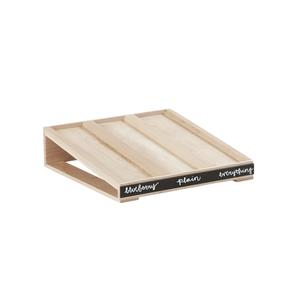 Cal-Mil 22062-71 Blonde 15" x 16" x 4.25"H Bagel Holder Base