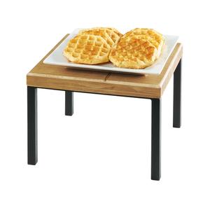 Cal-Mil 22065-9-99 Madera 12in x 12in x 9"H Rustic Pine 1-Tier Display Riser 