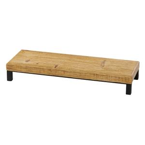 Cal-Mil 22066-3-99 Madera 20in x 7in x 3"H Rustic Pine 1-Tier Display Riser 