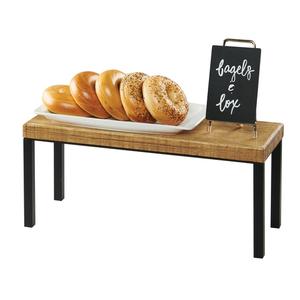 Cal-Mil 22066-9-99 Madera 20in x 7in x 9"H Rustic Pine 1-Tier Display Riser 