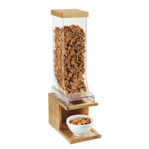 Cal-Mil 22067-1-99 Madera 6.5in x 9.25in Clear Countertop Cereal Dispenser 