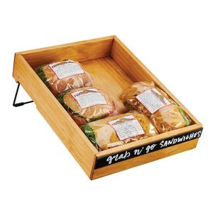 Cal-Mil 22070-99 Madera 12.25" x 16.75" Rustic Pine Merchandiser Rack