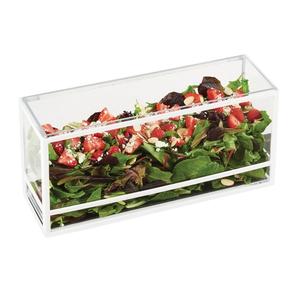 Cal-Mil 22078-15 15in x 5in x 7"H White Steel Square Countertop Display Riser 