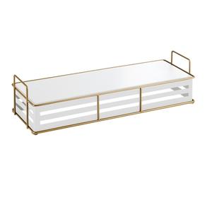 Cal-Mil 22087-5-15 Empire 20.5in x 7in x 5"H White Metal Display Riser 
