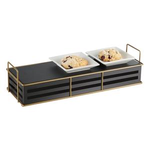 Cal-Mil 22087-5-90 Empire 20.5in x 7in x 5"H Black Metal Display Riser 